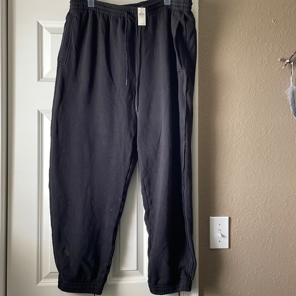 New Aerie High Rise Joggers XXL BLACK